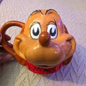 Dr Seuss The Grinch MAX THE DOG Ceramic Sculpted Coffee Mug 16 oz